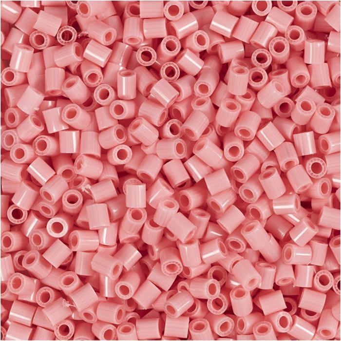 Hama MINI rørperler, str. 2,5x2,5 mm, mini, rosa, 2000 stk./ 1 pk.