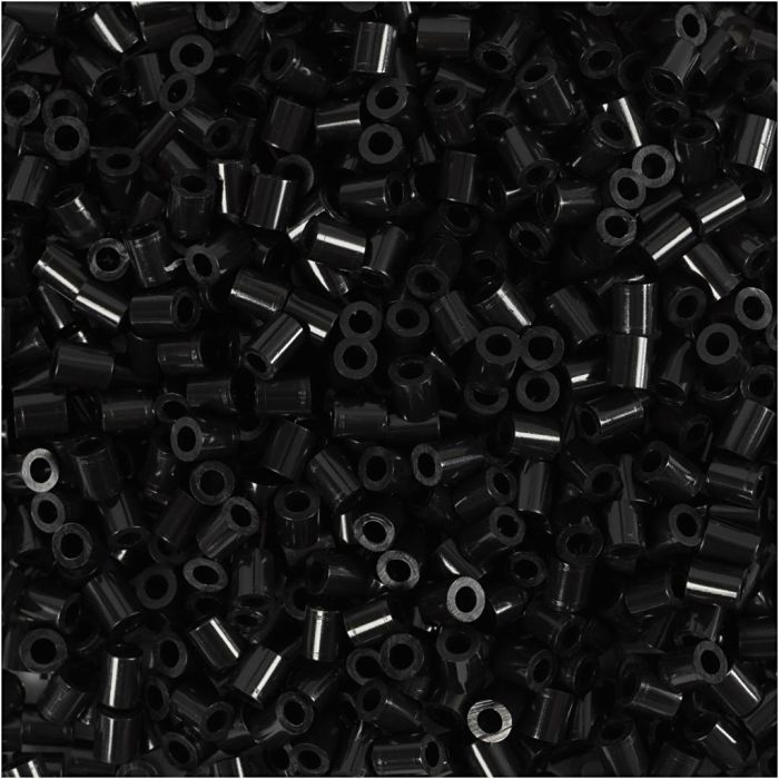 Hama MINI rørperler, str. 2,5x2,5 mm, mini, sort, 2000 stk./ 1 pk.
