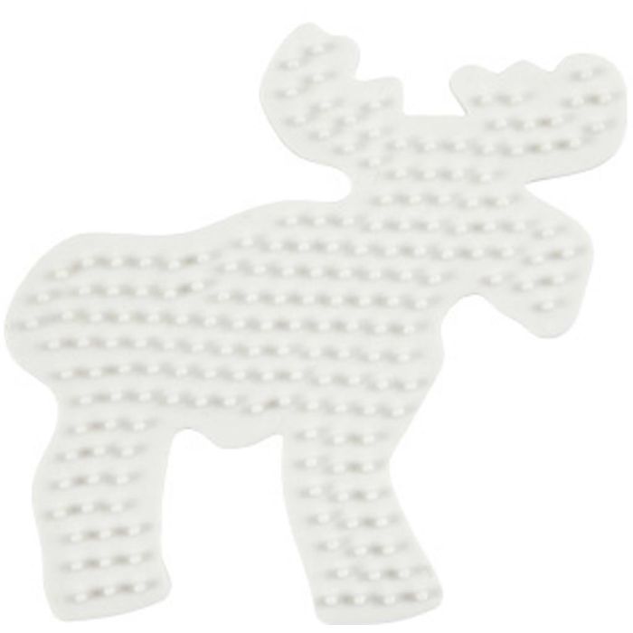 Perleplade, elg, str. 11 cm, 1 stk.