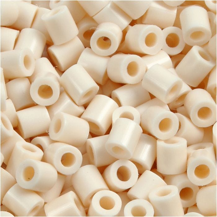PhotoPearls, str. 5x5 mm, hulstr. 2,5 mm, medium, lys beige (12), 1100 stk./ 1 pk.