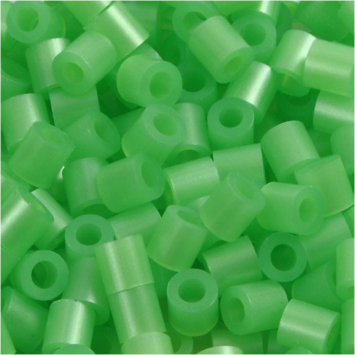 PhotoPearls, str. 5x5 mm, hulstr. 2,5 mm, medium, grøn perlemor (22), 1100 stk./ 1 pk.