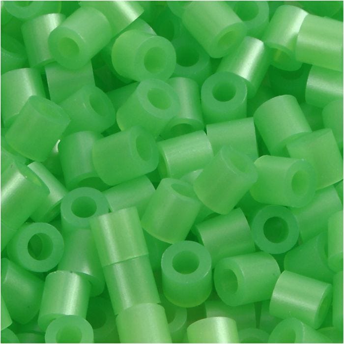 PhotoPearls, str. 5x5 mm, hulstr. 2,5 mm, medium, grøn perlemor (22), 6000 stk./ 1 pk.