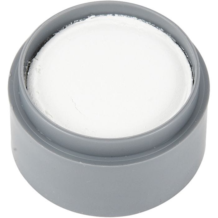 Grimas Ansigtsmaling, hvid, 15 ml/ 1 ds.