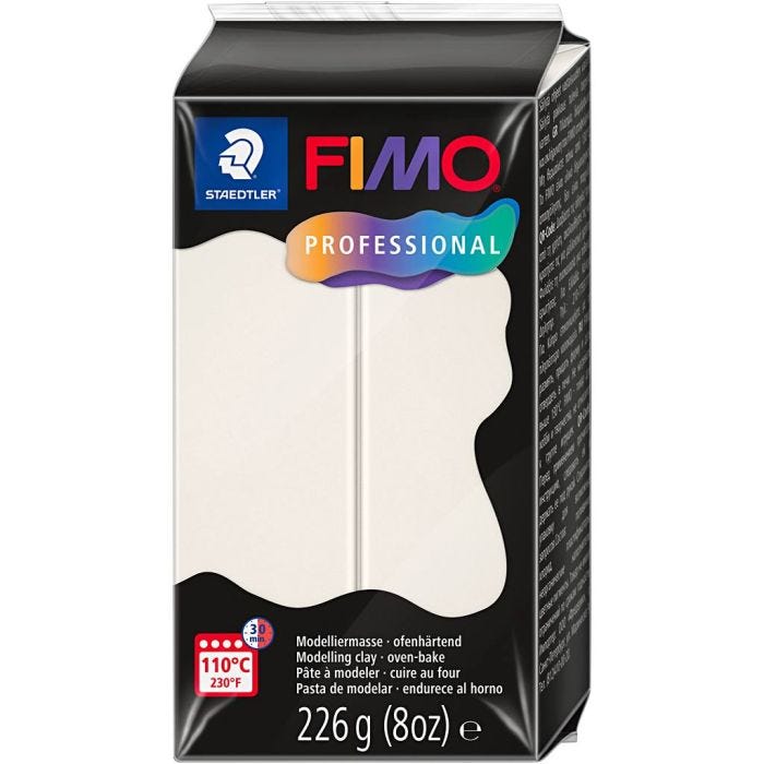 FIMO® Professional, hvid, 226 g/ 1 pk.
