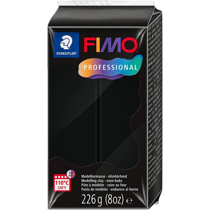 FIMO® Professional, sort, 226 g/ 1 pk.