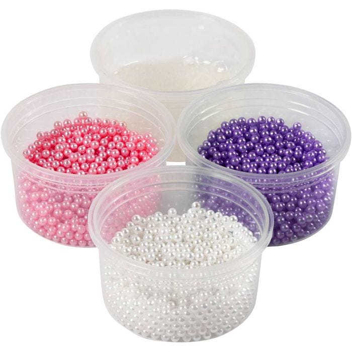 Pearl Clay®, ass. farver, 3x25+38 g, 1 sæt