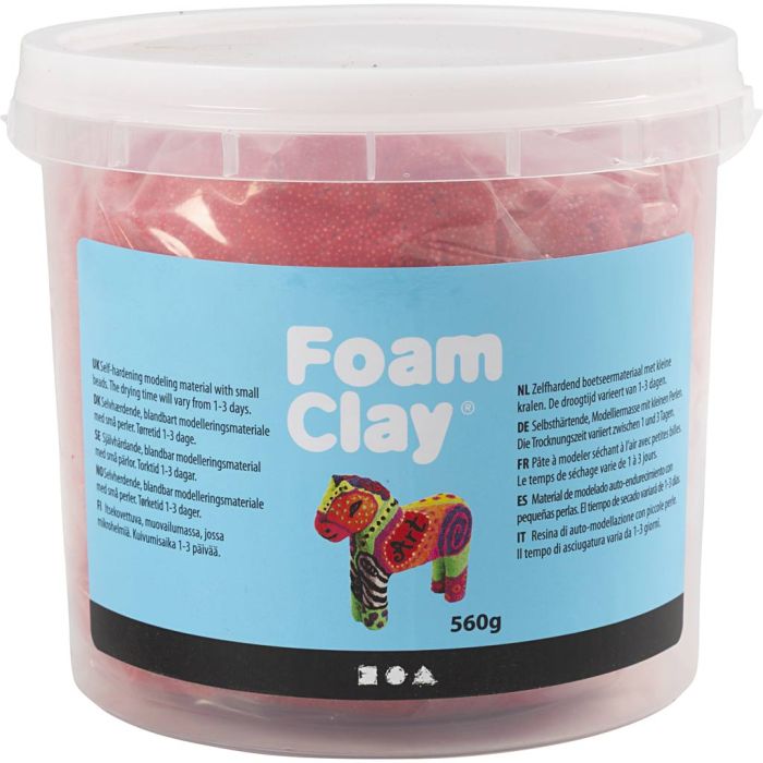 Foam Clay®, rød, 560 g/ 1 spand