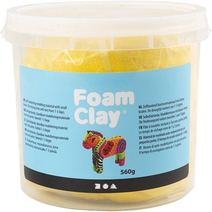 Foam Clay®, gul, 560 g/ 1 spand