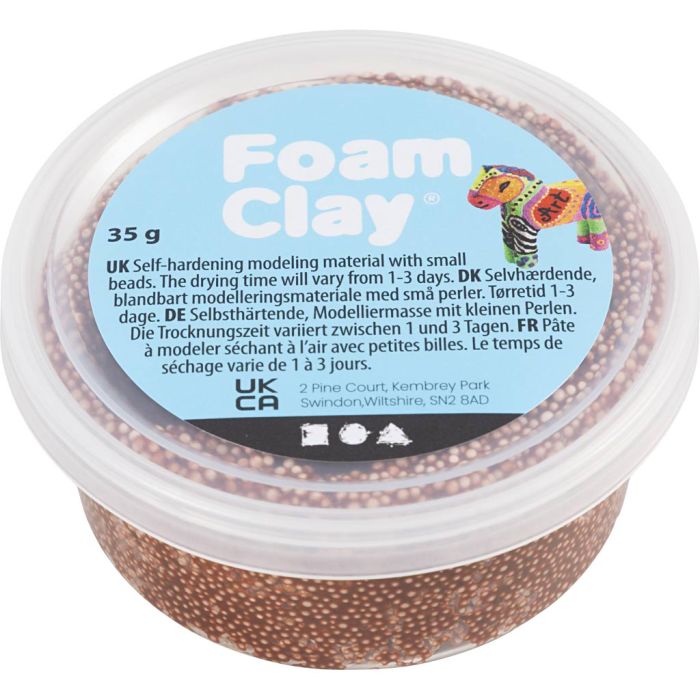 Foam Clay®, brun, 35 g/ 1 ds.