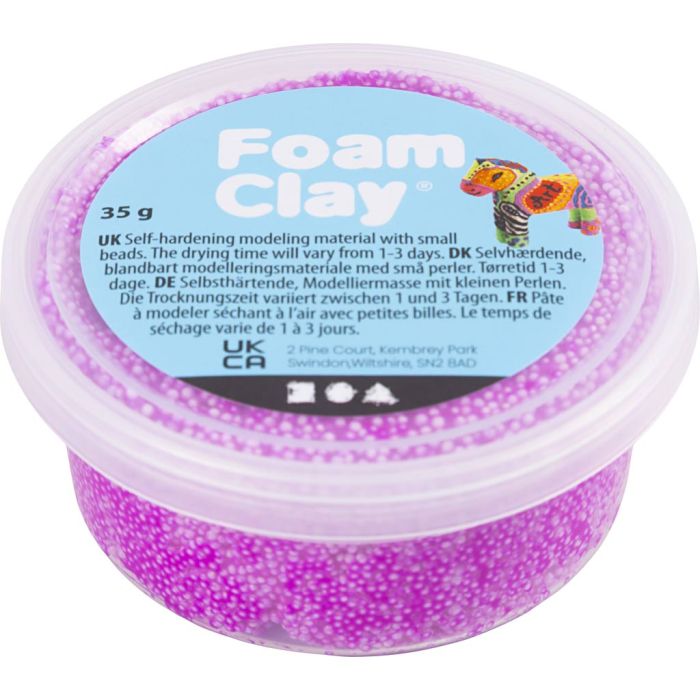 Foam Clay®, lys lilla, 35 g/ 1 ds.