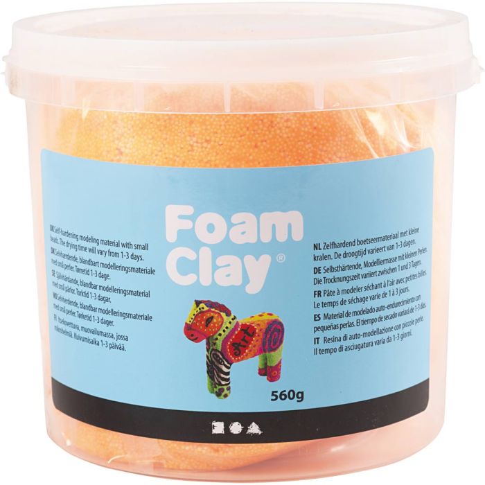 Foam Clay®, orange, 560 g/ 1 spand