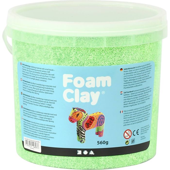 Foam Clay®, grøn, 560 g/ 1 spand