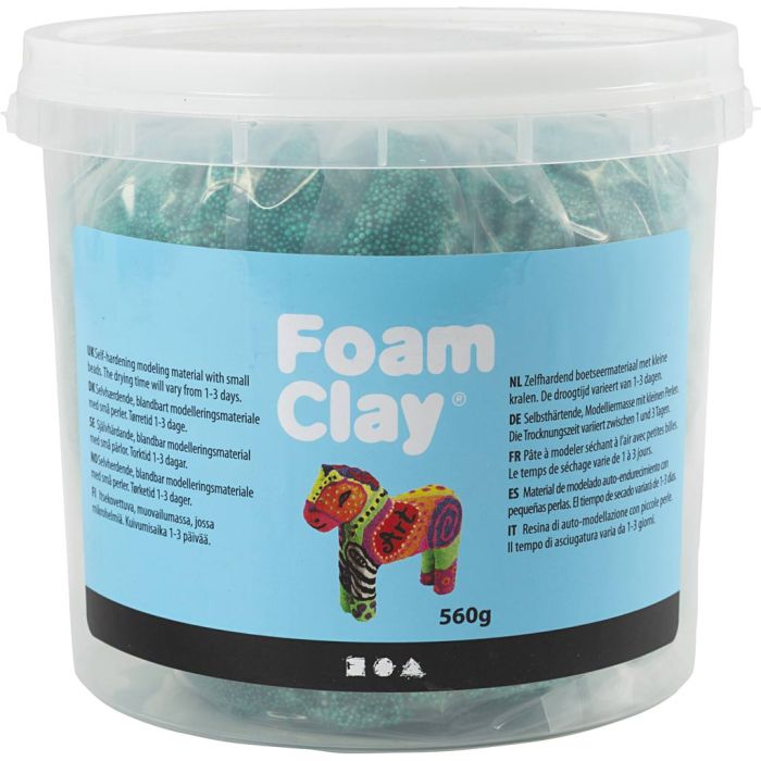 Foam Clay®, mørk grøn, 560 g/ 1 spand