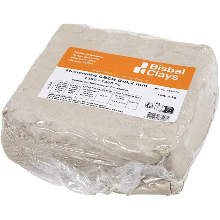 Stentøjsler, råhvid, 5 kg/ 1 pk.