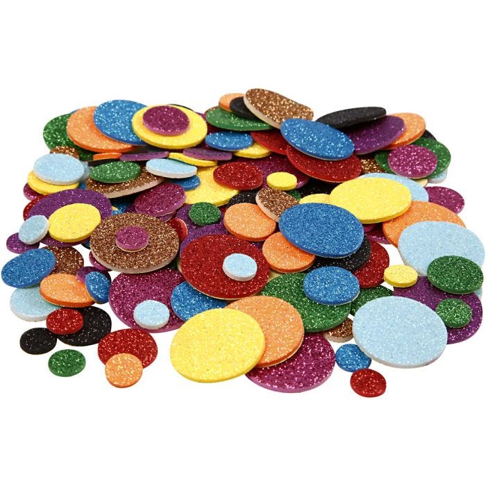 Mosgummicirkler, diam. 12+20+32 mm, 1000 ass./ 1 pk.