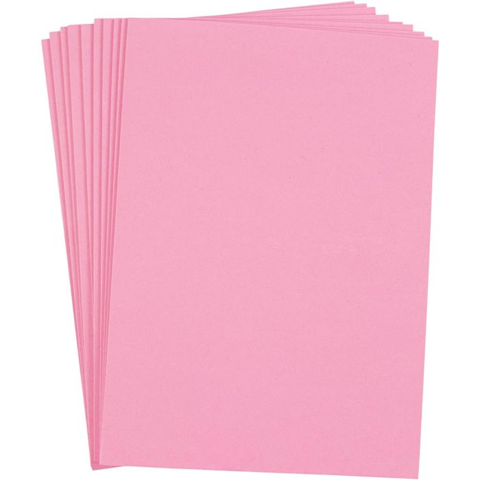 Mosgummi, A4, ark 210x297 mm, tykkelse 2 mm, rosa, 10 ark/ 1 pk.