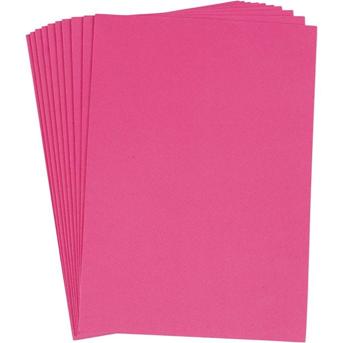 Mosgummi, A4, ark 210x297 mm, tykkelse 2 mm, pink, 10 ark/ 1 pk.