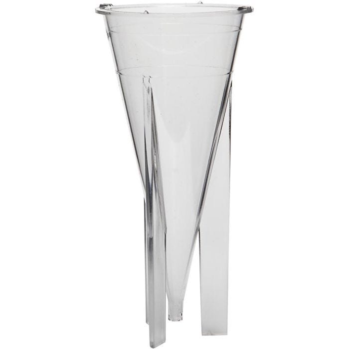 Lysstøbeform, kegle, 140x65 mm, 1 stk.