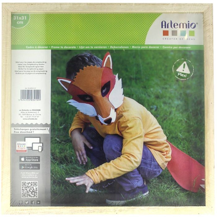 Træfotoramme - Scrap-format, str. 31x31 cm, 1 stk.