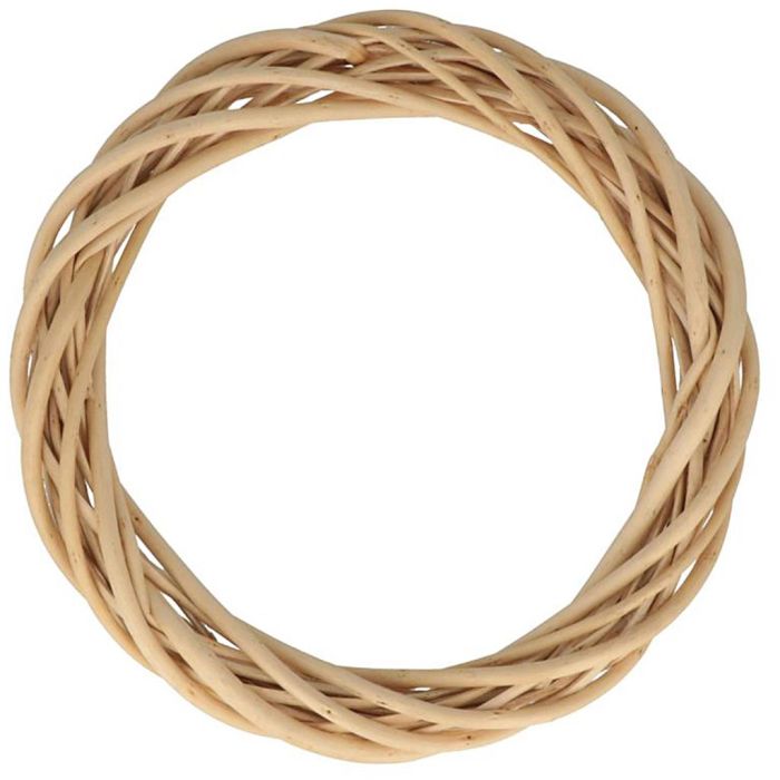 Dekorativ Flettet Krans, str. 25 cm, 1 stk.