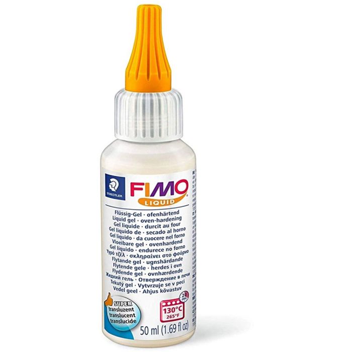 Transparent Flydende Fimo - Blød, 200 ml/ 1 fl.