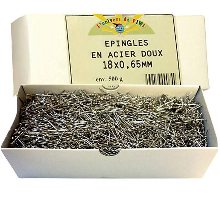 Pailletnål, str. 18 mm, 500 g/ 1 pk.