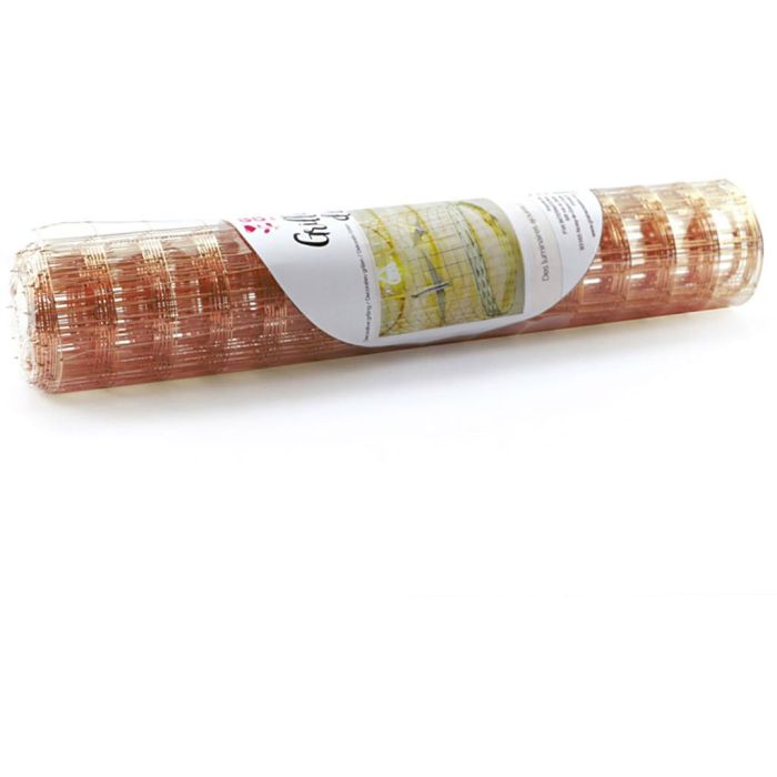 Dekorativt Net, str. 35 cm, kobber, 5 m/ 1 pk.