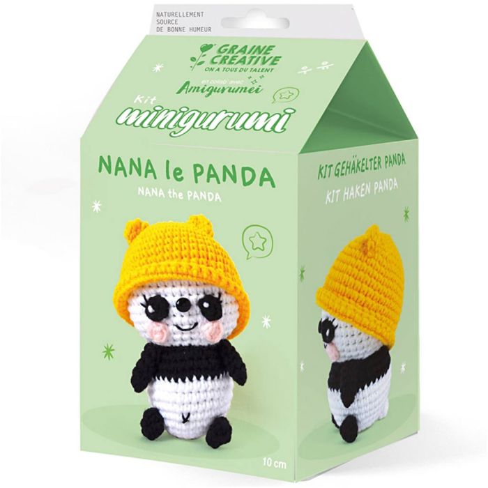 Amigurumi Hæklesæt, Pandaen Nana, 1 pk.