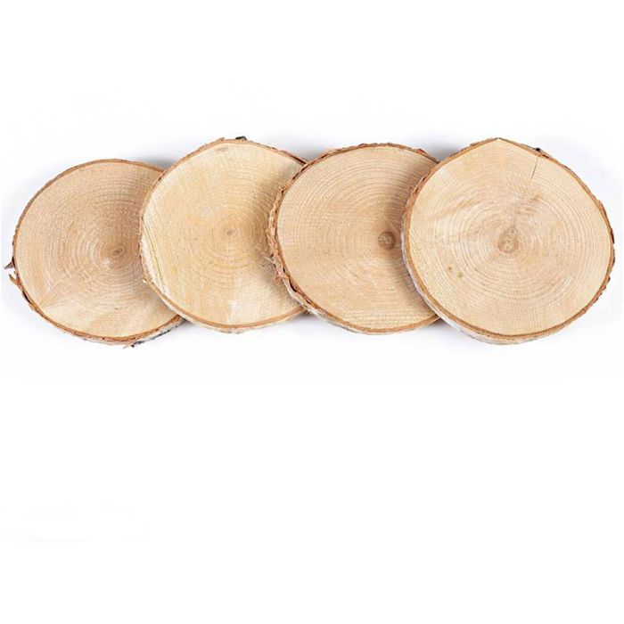 Træstammer, str. 7+10 cm, 4 stk./ 1 pk.