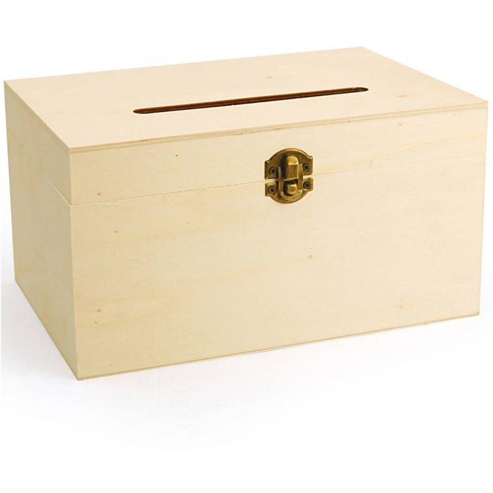 Trækiste, str. 24x14x16 cm, 1 stk.