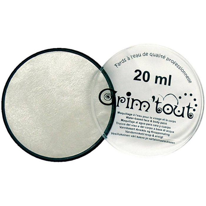 Professionel Ansigtsmaling Skygge, hvid perlemor, 20 ml/ 1 ds.