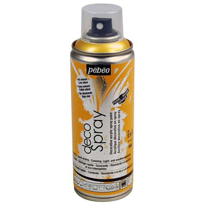 DecoSpray Spraymaling, guld, 200 ml/ 1 ds.