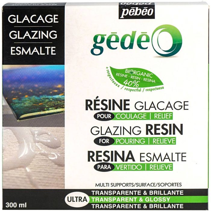 Organic Resin Glaseringssæt, 300 ml/ 1 pk.