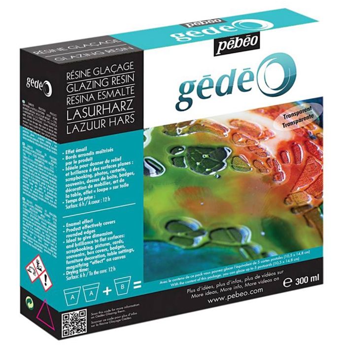 Gédéo Resin - Glaseringssæt, 300 ml/ 1 pk.