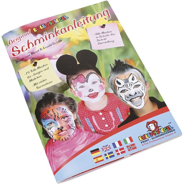 Eulenspiegel Sminkehæfte, 19 årstidens masker, 1 stk.