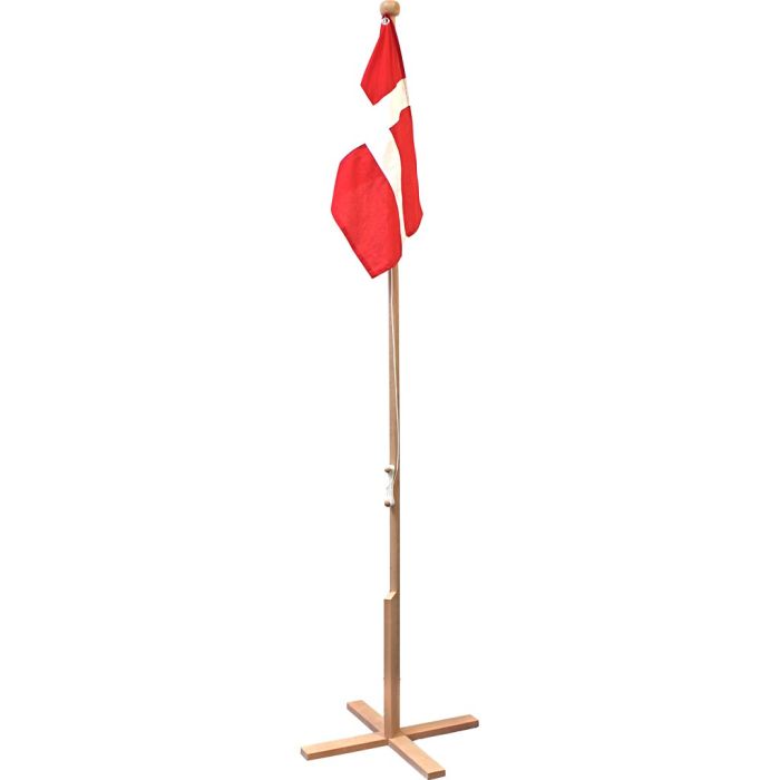 Gulvflag, Dannebrog, H: 170 cm, 1 stk.