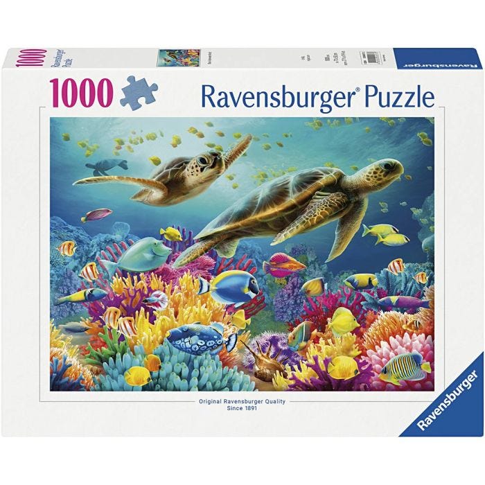 Puslespil, Havskildpadder, 1000 brikker, 1 pk.