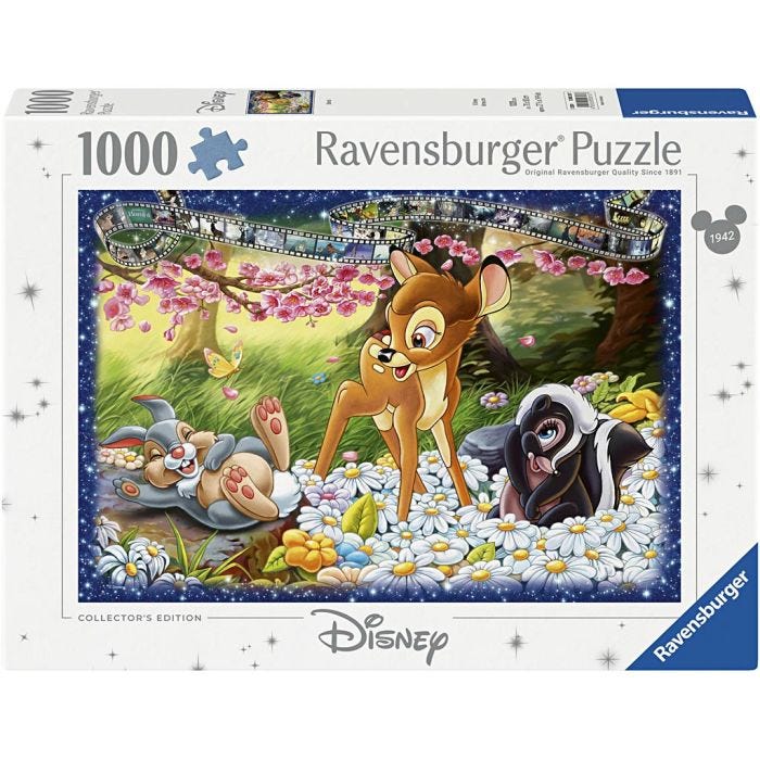 Puslespil, Bambi, 1000 brikker, 1 pk.