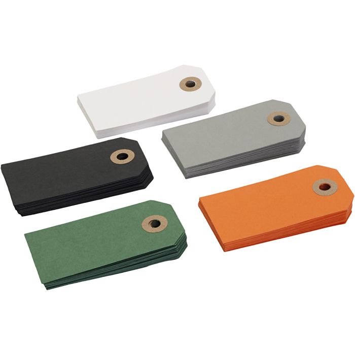 Manilamærker, str. 4x8 cm, 100 stk./ 1 pk.