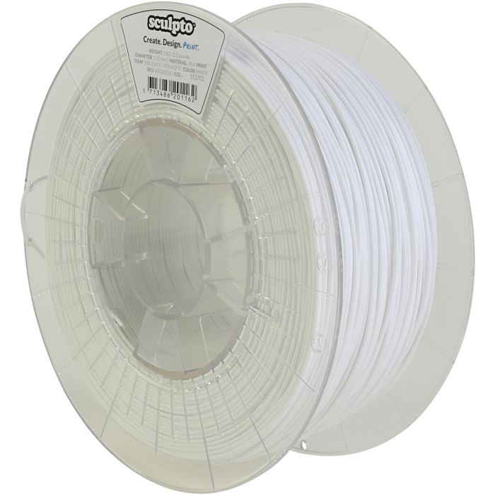 Sculpto filament, hvid, 1 kg