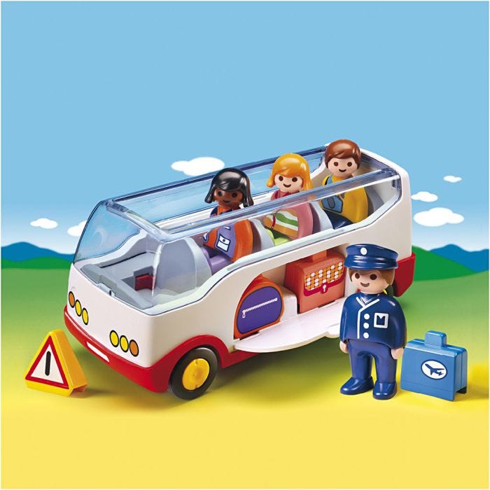 Playmobil Bus, 15,6 cm, 25,2 cm, 10 cm, 1 sæt