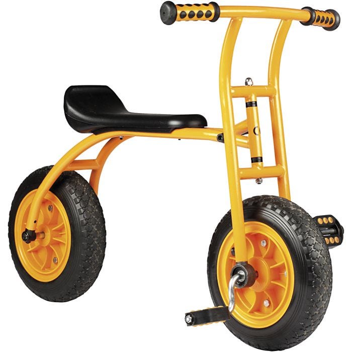 TopTrike by beleduc Tohjulet Cykel, 93x46x36,5 cm, 1 stk.
