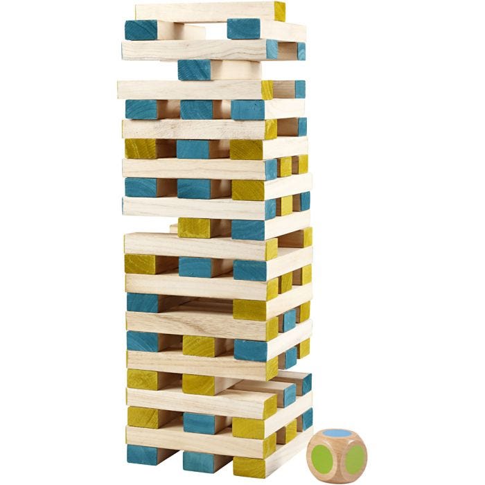 Kæmpe Klodsmajor, str. 20x4,5x2,5 cm, 61 dele/ 1 sæt