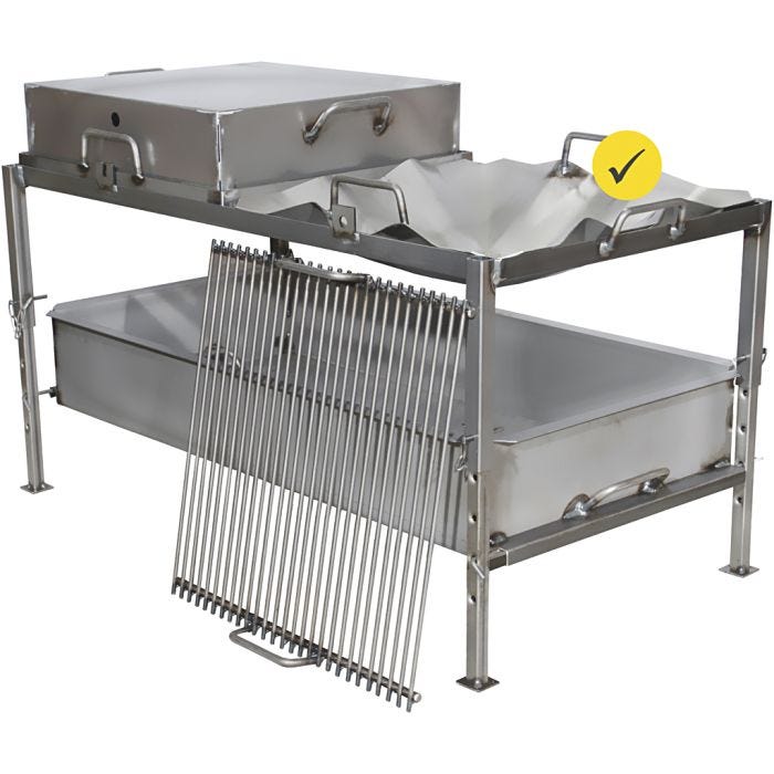 Scoutfire wok, 48x48x6 cm, 1 stk.