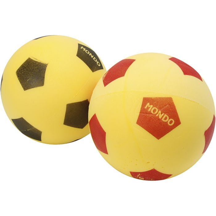 Skumfodbolde, diam. 18 cm, 6 stk./ 1 pk.