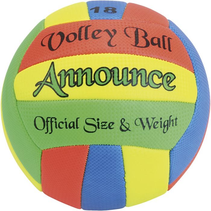 Beach volleyball, 20,5-21,5 cm, 1 stk.
