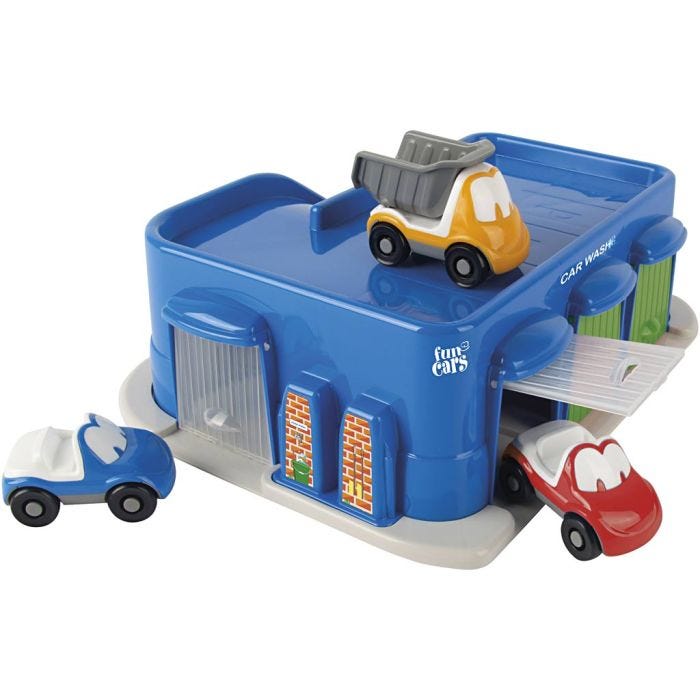 dantoy FunCars Autoservice, str. 36,5 cm, 4 dele/ 1 pk.
