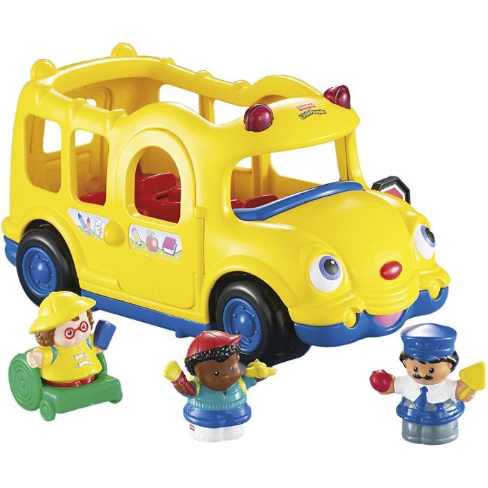Fisher-Price Skolebus med lyd, Skolebus, 16,5x15x30 cm, 1 stk.