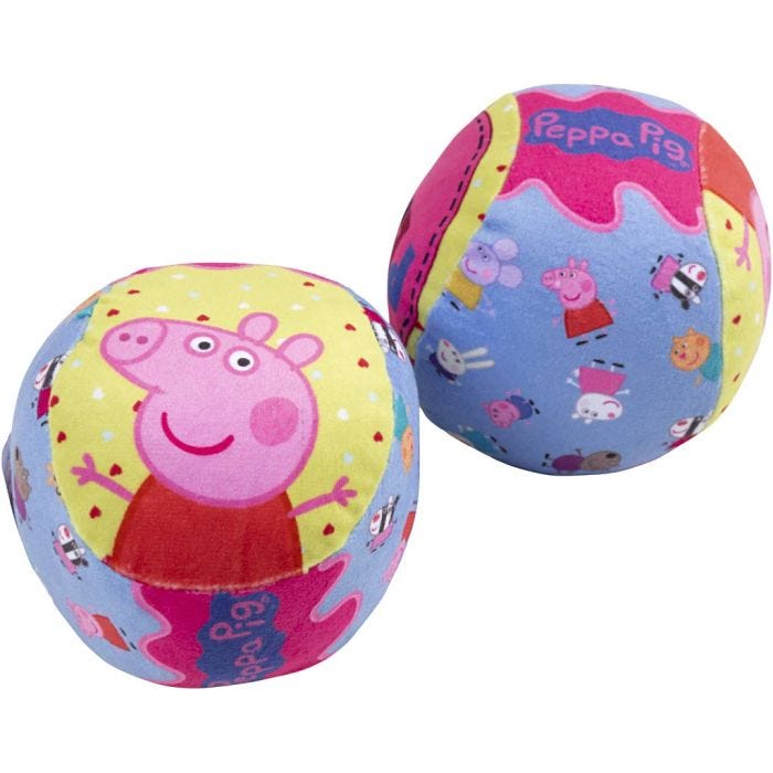 Softbold/rangle, diam. 10 cm, Indhold kan variere, 2 stk./ 1 pk.