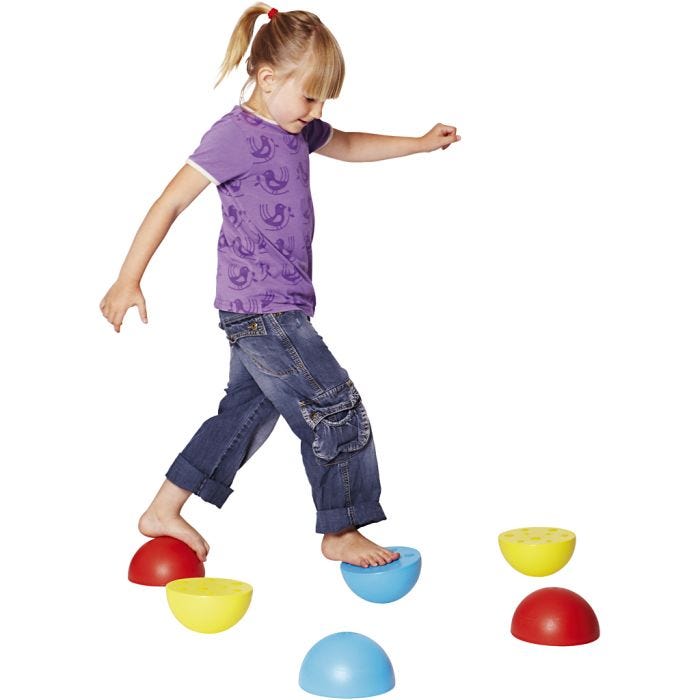 GONGE® Balancehalvkugler, 6 stk./ 1 pk.
